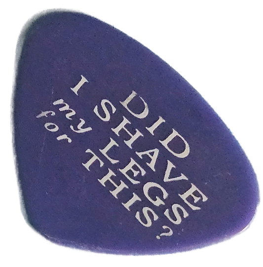 Deana Carter Vintage Purple Guitar Pick | Johnny “JW” Roberts Closet