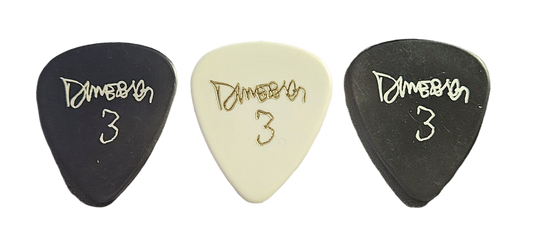 Damageplan Dimebag Darrell Signature Guitar Pick — 2004 Tour (White or Black)