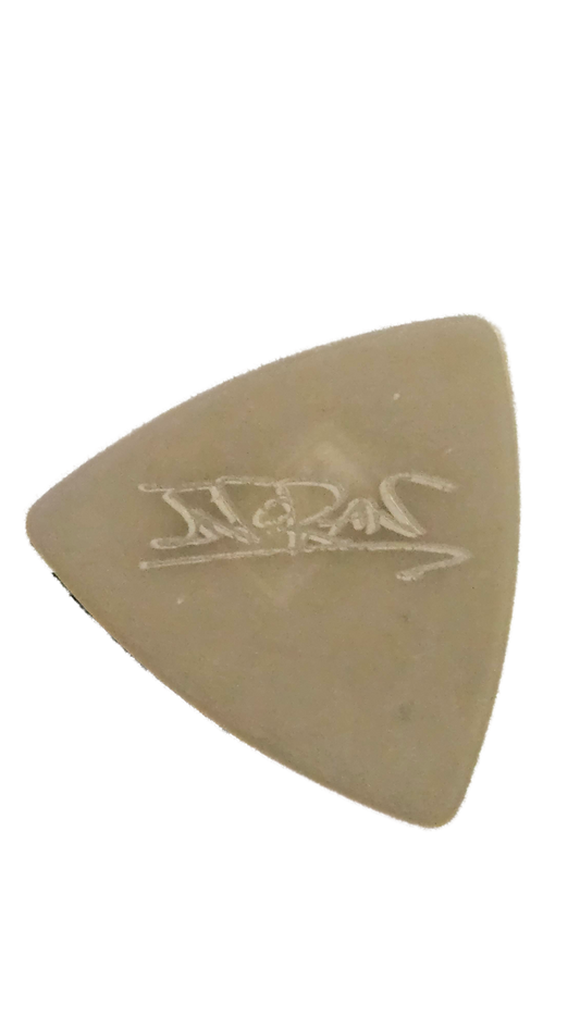 ESP white Guitar Pick — Used/Played