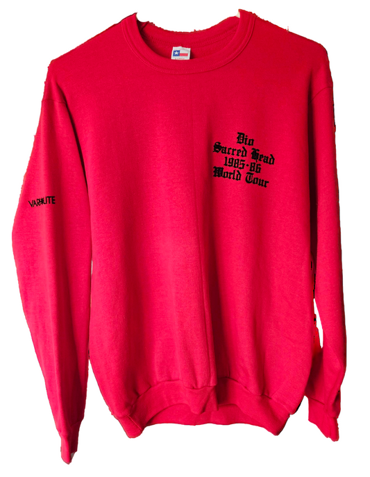 Rare! Dio 1985-86 Sacred Heart Tour Sweat Shirt