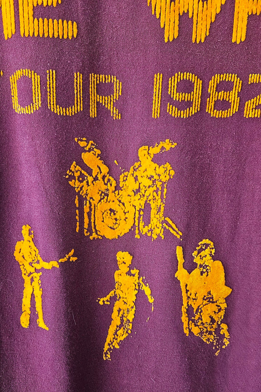 Showco The Who “It’s Hard” American Tour 1982 T-Shirt (Maroon)