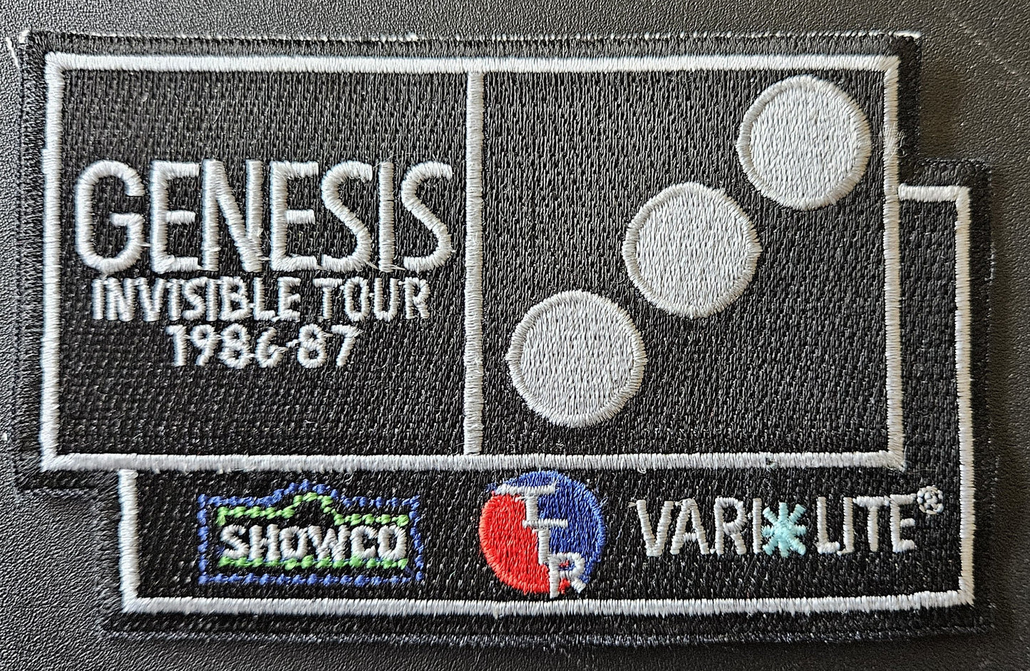 Genesis Invisible Tour 1986-87 Embroidered Patch