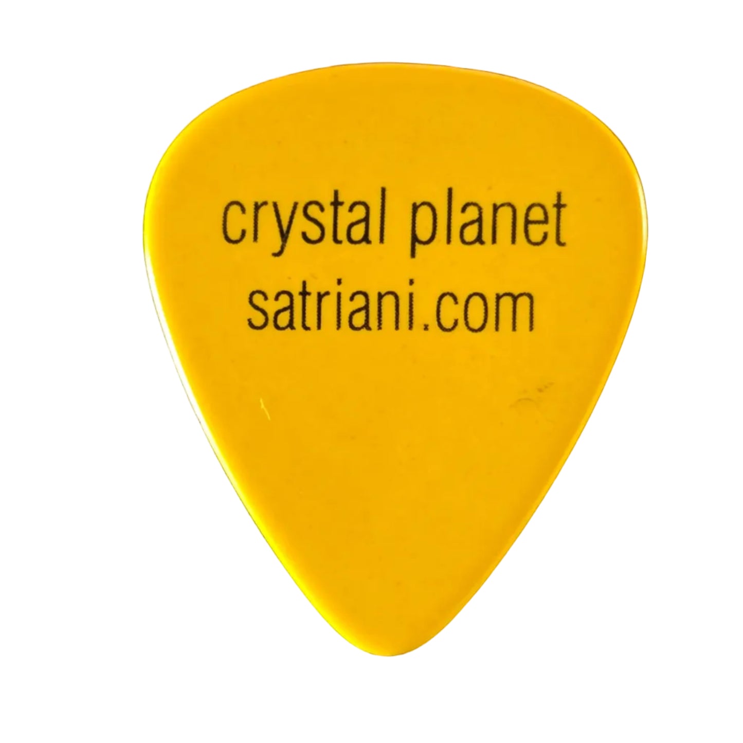 Joe Satriani Guitar Pick — Crystal Planet (Tortoise or Yellow)