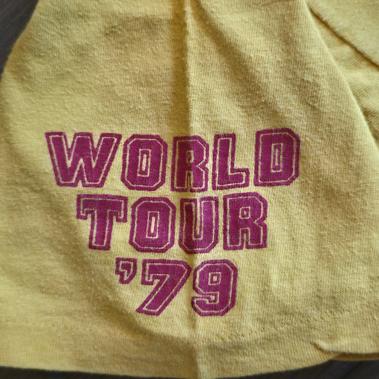 The Jacksons World Tour 1979 Original SHOWCO Crew Shirt | Donnie DK Kretzschmar