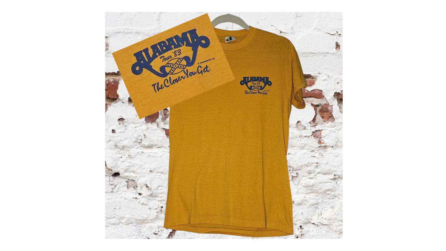 Alabama 1983 The Closer You Get Tour T-Shirt