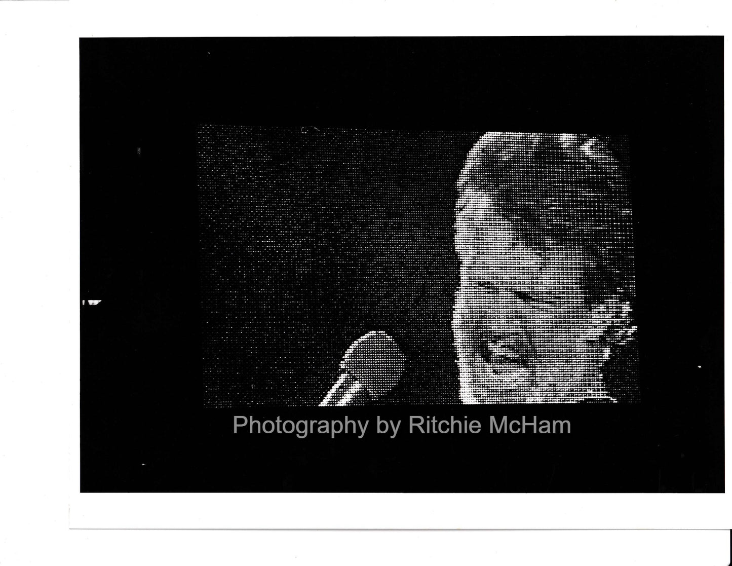 Kris Kristofferson — Farm Aid 1986 Original 8x10 Glossy Photo on Big Screen