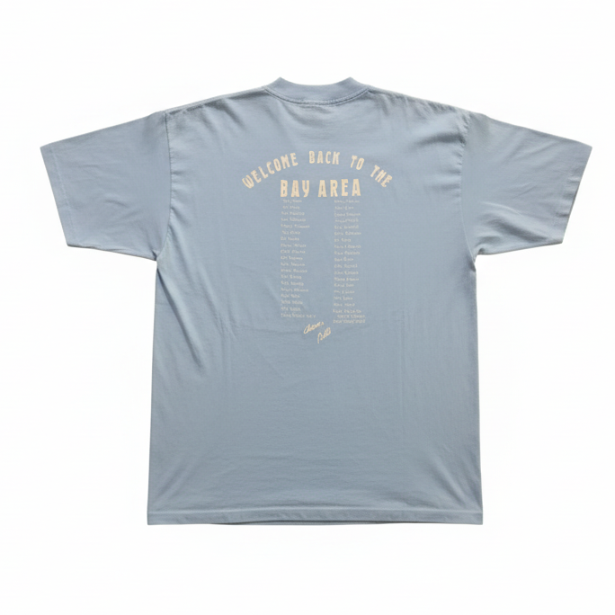 GENESIS OAKLAND STADIUM APRIL 14, 1978 T-SHIRT- BAY AREA RARE