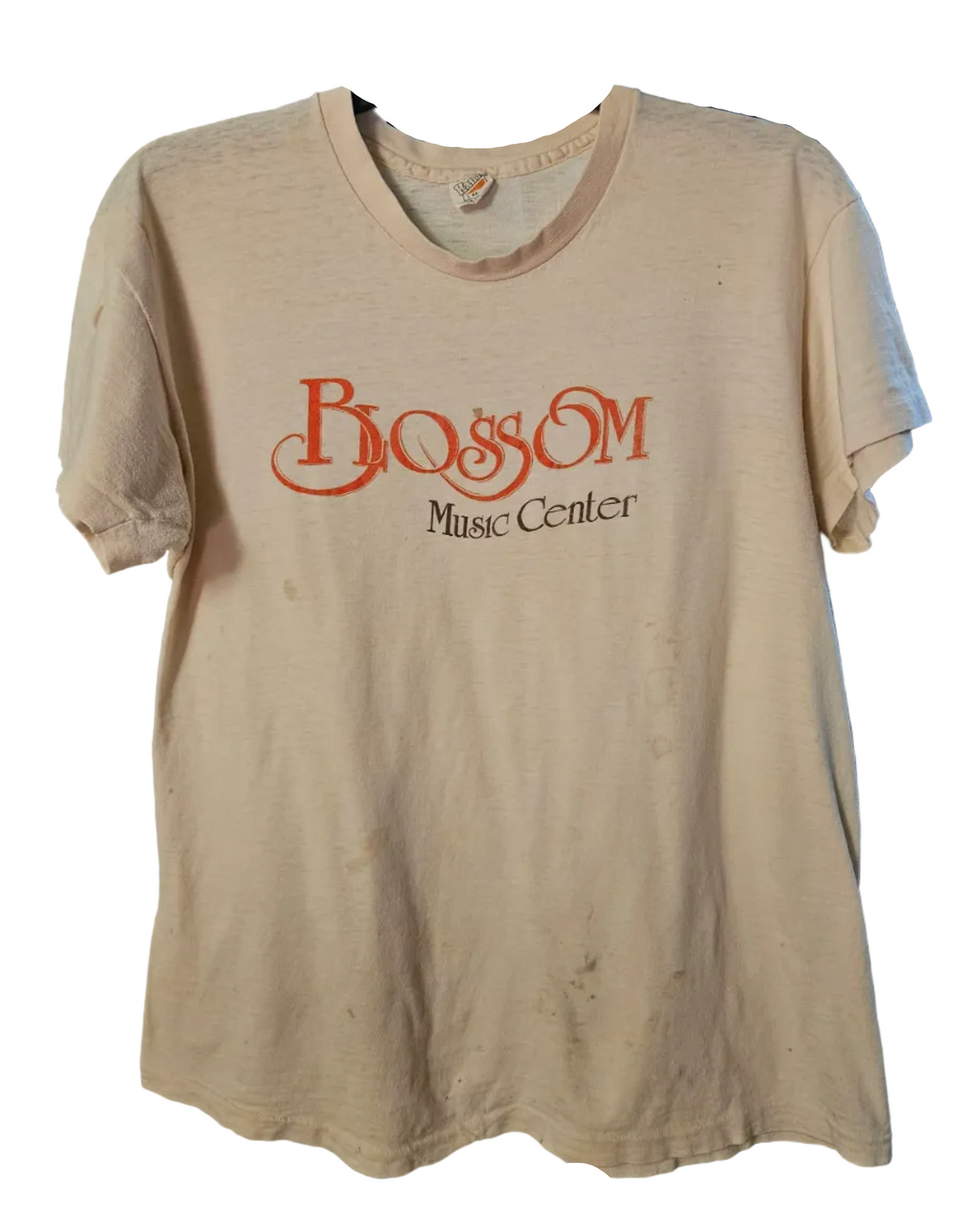 Blossom Music Center Off White Vintage T-Shirt — full original shirt photo