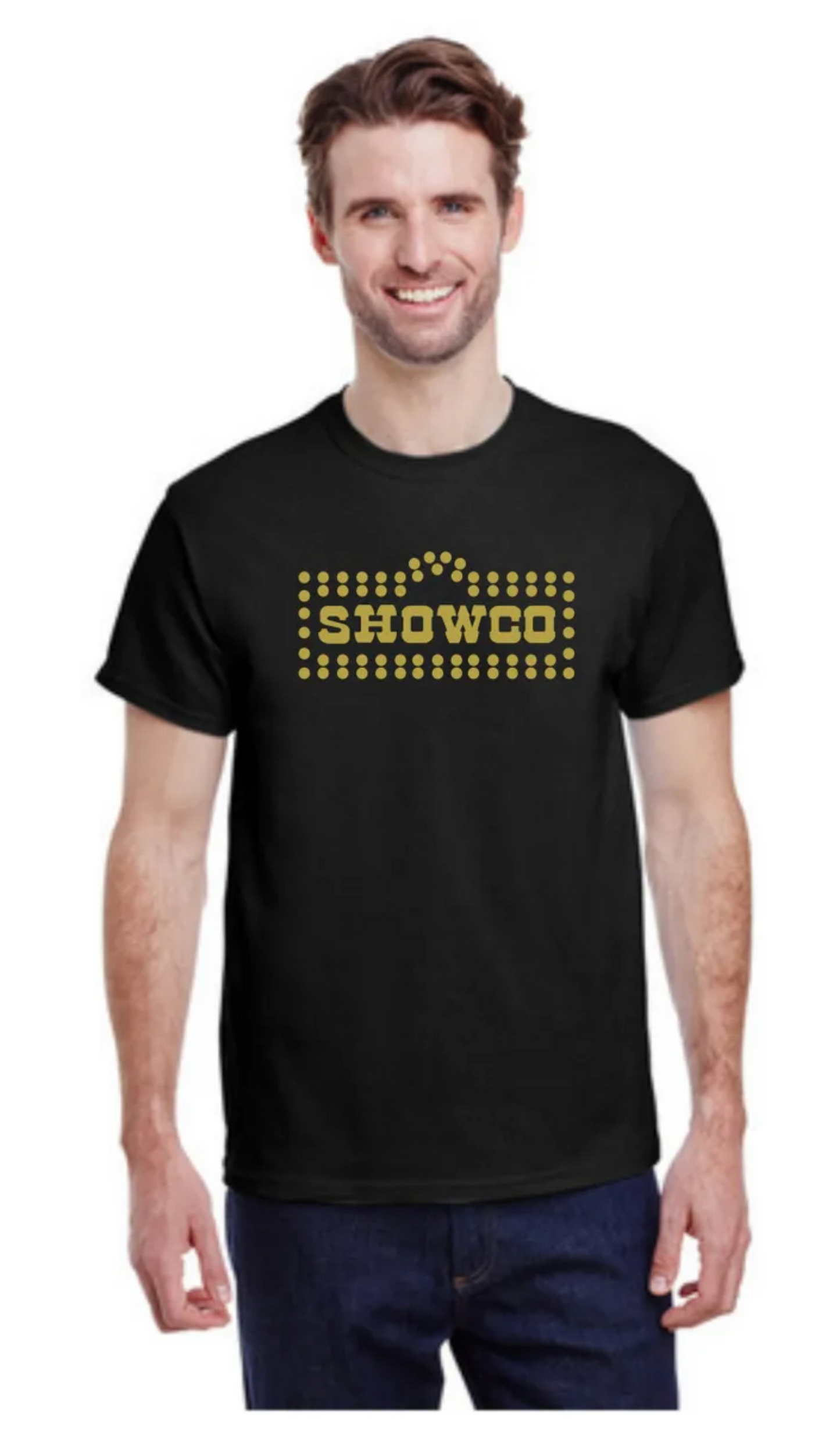 MENS LIMITED EDITION GOLD SHOWCO 50th Anniversary Tee (cotton)