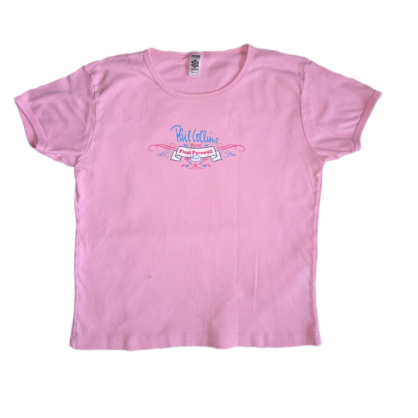 Phil Collins First Final Farewell Tour Pink Shirt - 2005