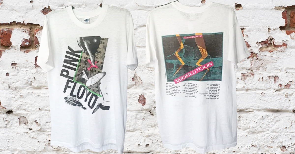 Pink Floyd 1987 World Tour Concert Tee