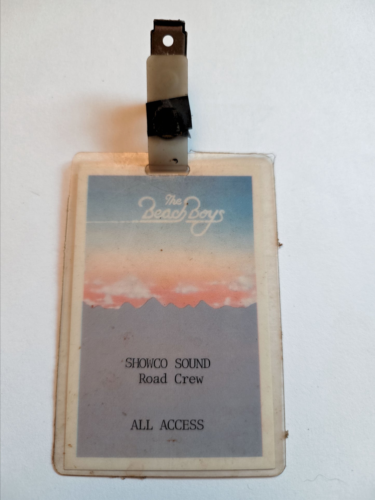 Vintage Crew Pass / Archival Memorabilia – Beach Boys