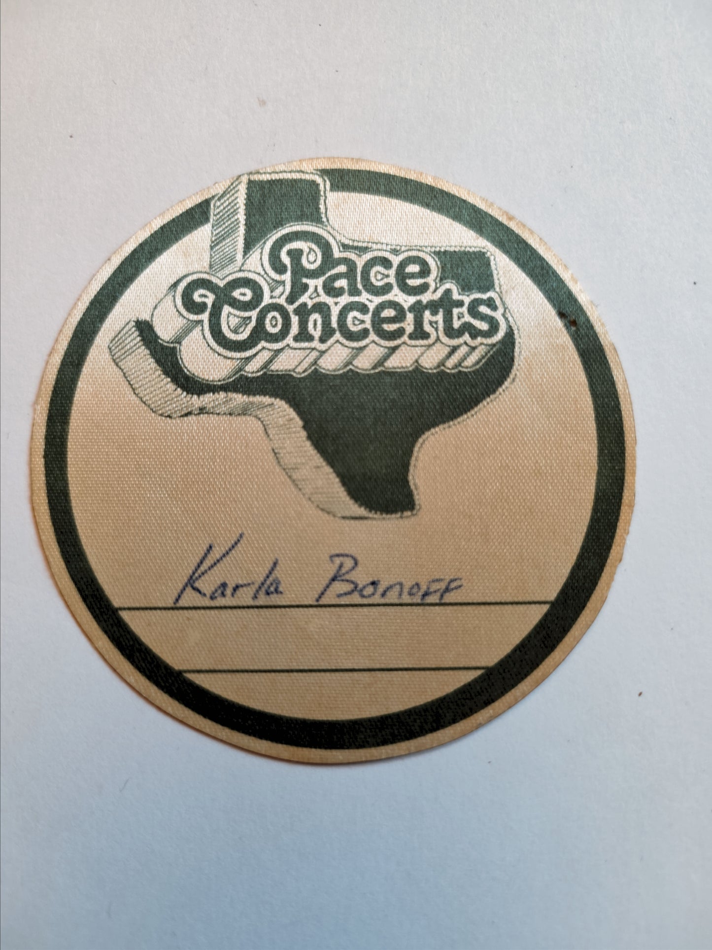 Pace Concerts Karla Bonoff Backstage Pass – Doc Gans