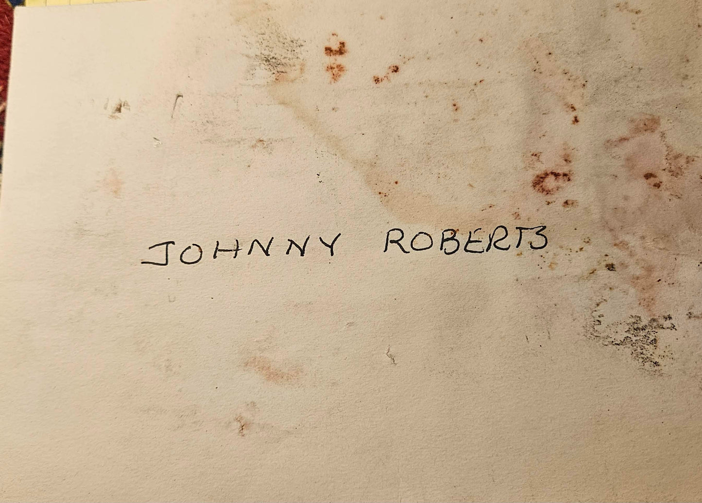 Rolling Stones – “Thanks for a Successful Tour” Christmas Card | Johnny "JW" Roberts Closet