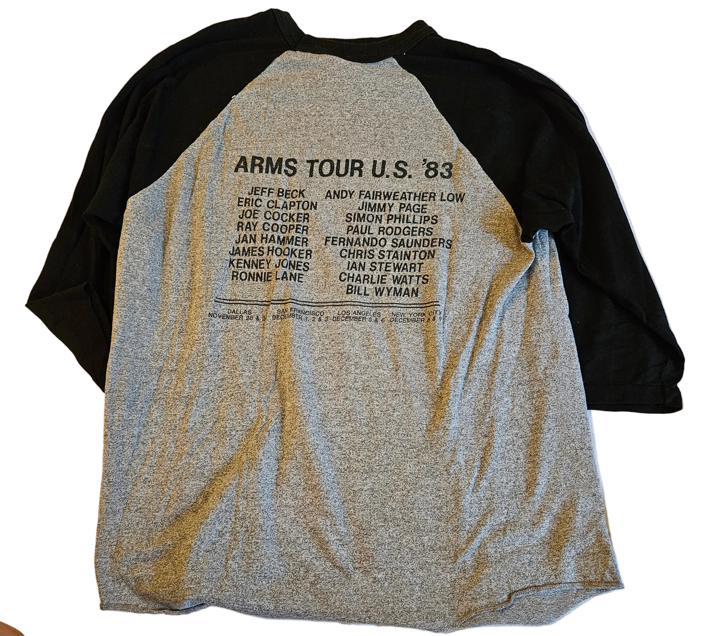 Ronnie Lane Appeal for ARMS 1983 Tour Tee | Mike Ponczek's Closet