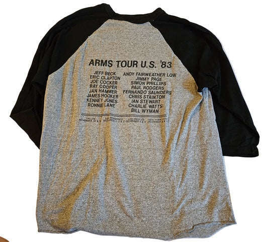 Ronnie Lane Appeal for ARMS 1983 Tour Tee | Mike Ponczek's Closet
