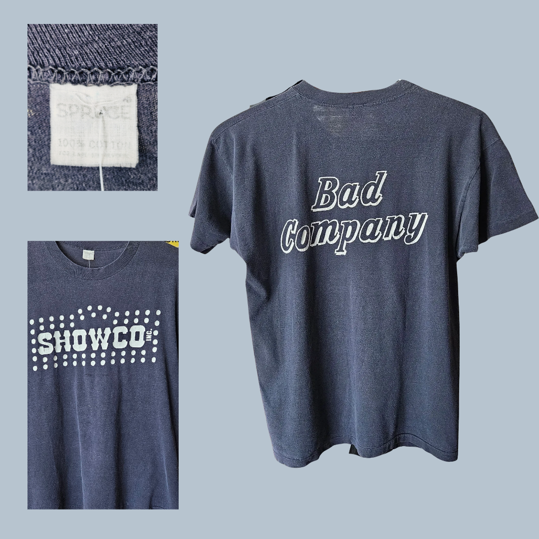 Bad Company 1976 Tour Shirt (Black, L)