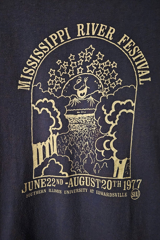Mississippi River Festival Blue Shirt (6/22–8/20/1977) — additional original photo / condition detail