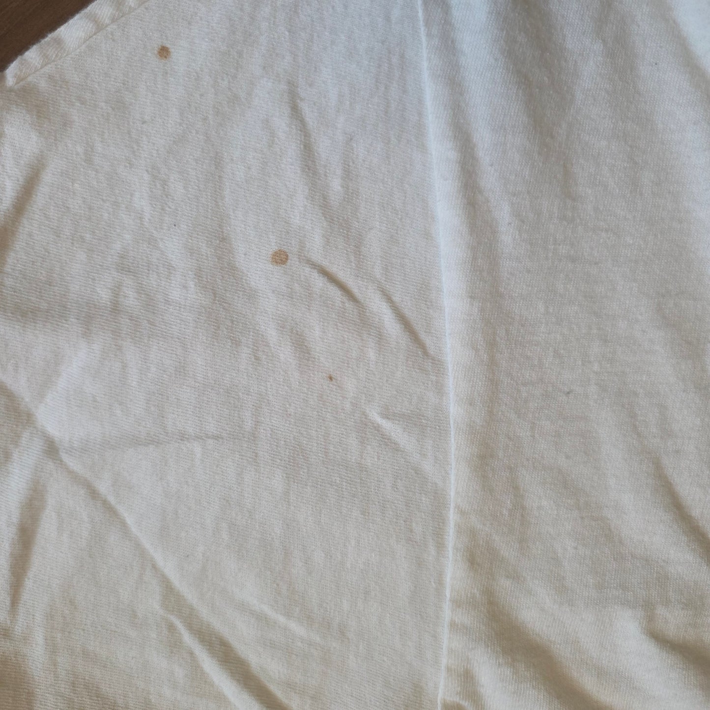 Paul McCartney World Tour 1989/90 tee - condition detail showing minor staining on reverse