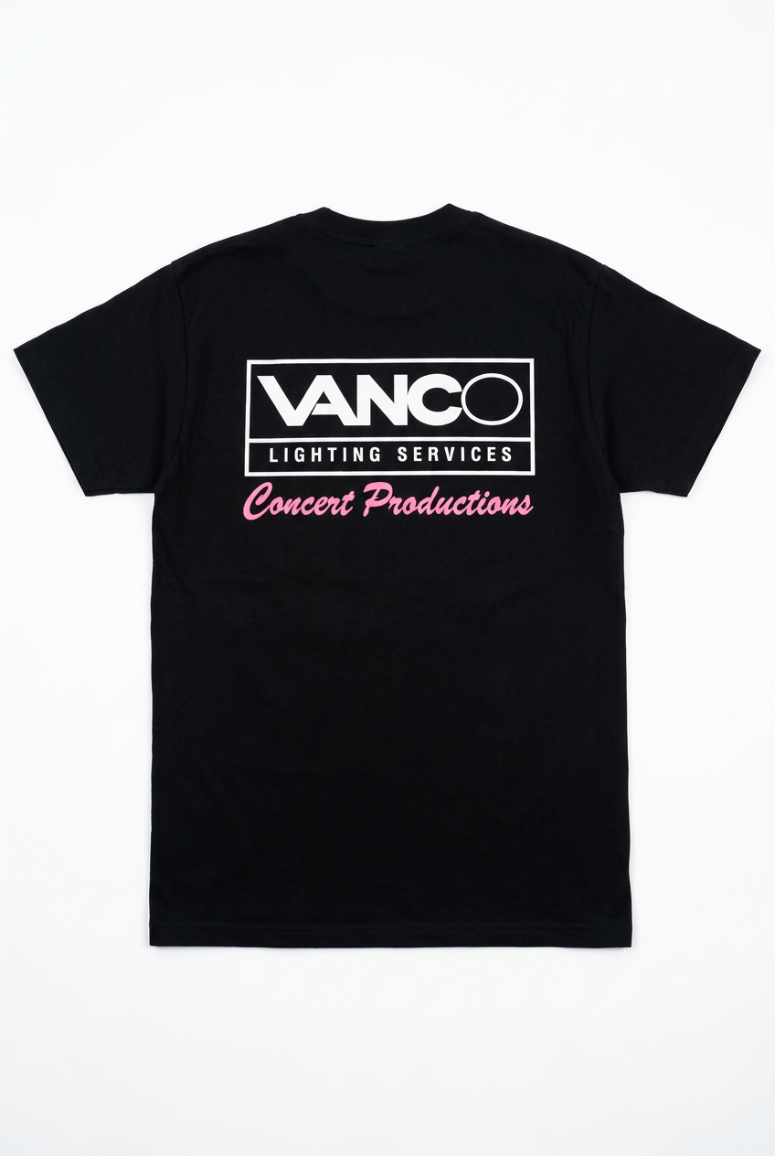 Rock in Rio II Vanco Crew Tee — reverse or detail view
