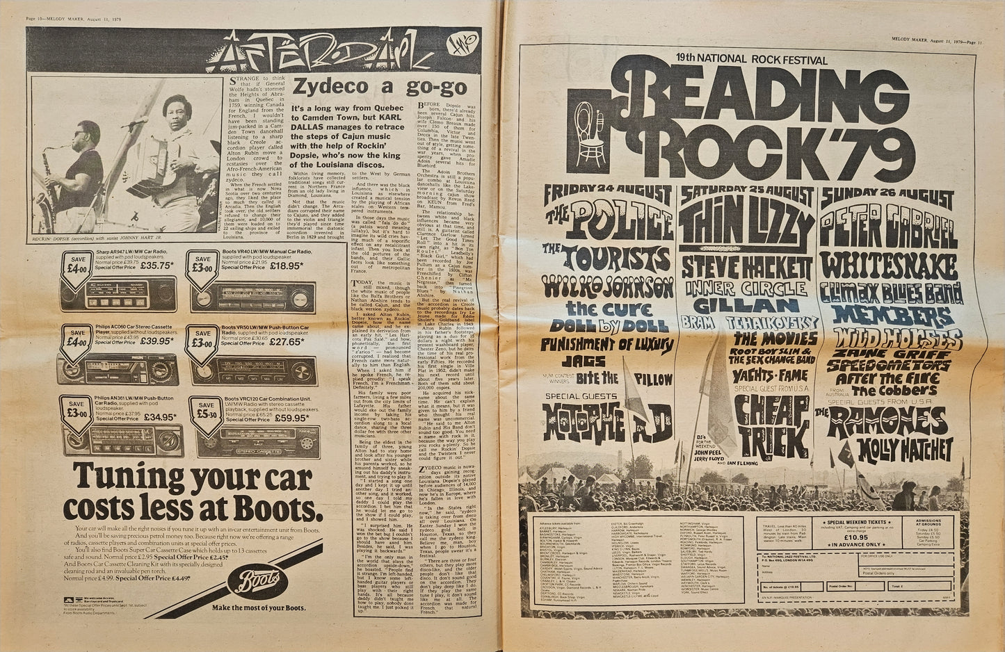Melody Maker — August 11, 1979 | Bob Marley Cover, Led Zeppelin “In Through the Out Door” LP Review | Donnie “DK” Kretzschmar’s Closet