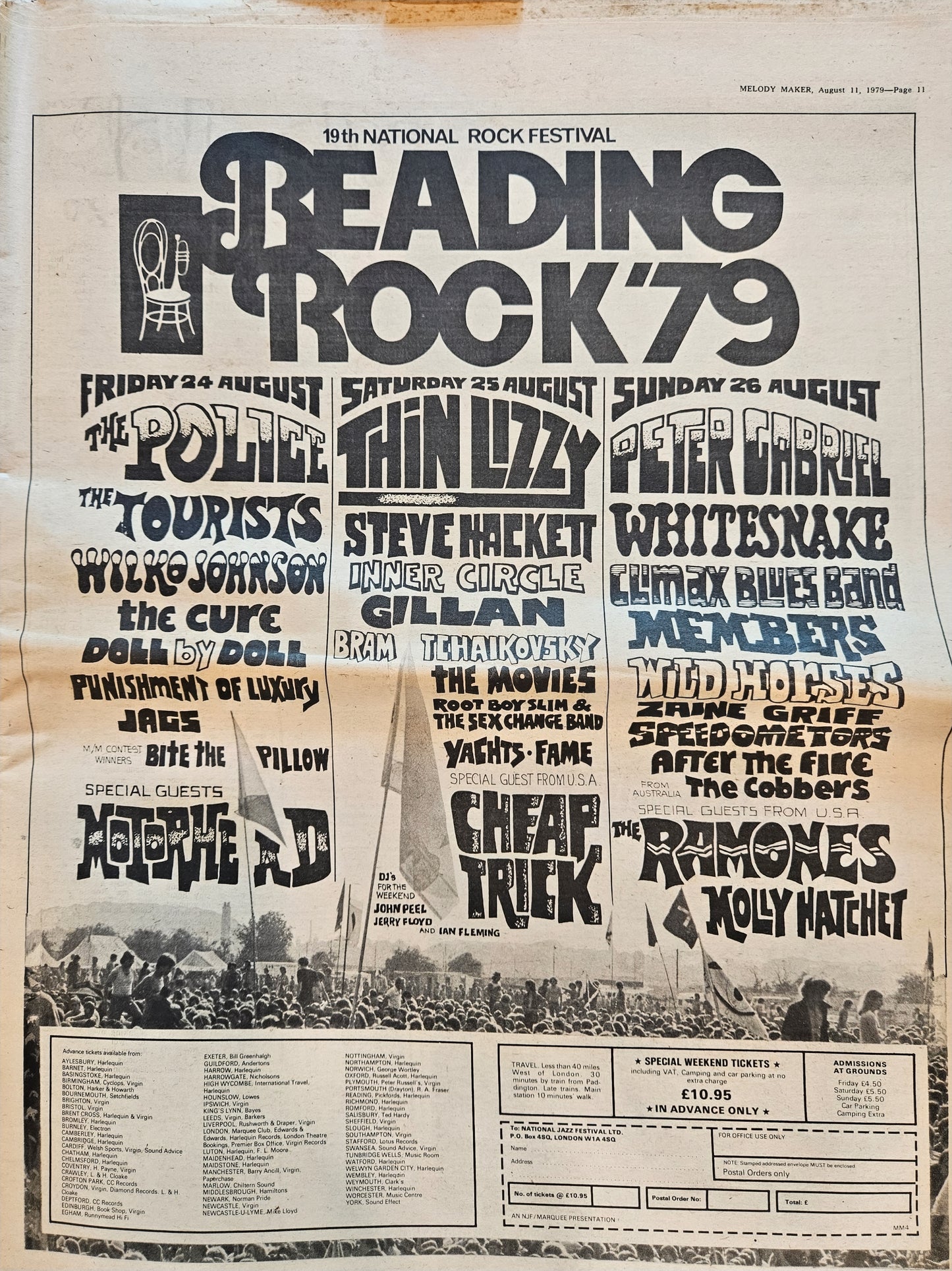 Melody Maker — August 11, 1979 | Bob Marley Cover, Led Zeppelin “In Through the Out Door” LP Review | Donnie “DK” Kretzschmar’s Closet
