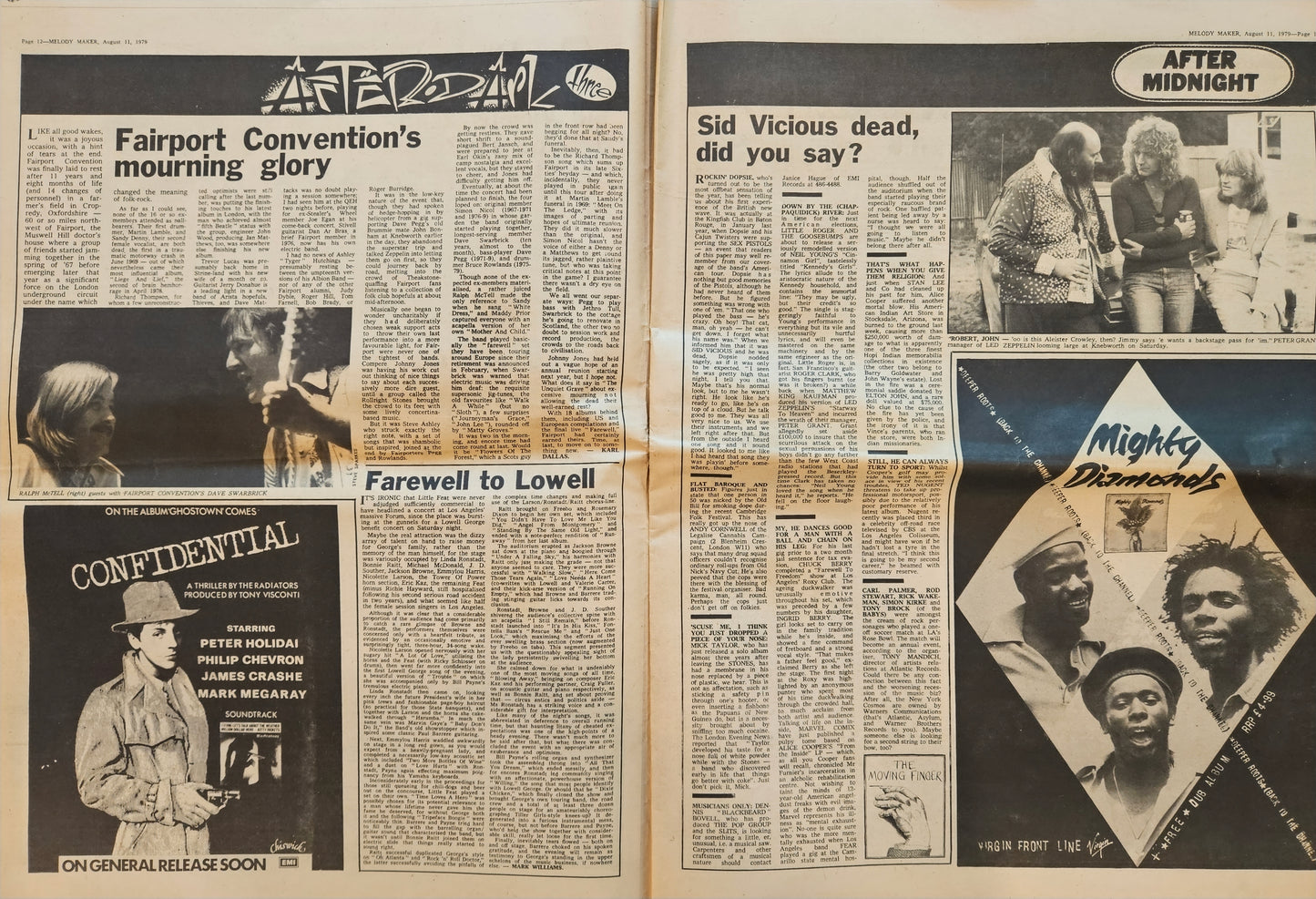 Melody Maker — August 11, 1979 | Bob Marley Cover, Led Zeppelin “In Through the Out Door” LP Review | Donnie “DK” Kretzschmar’s Closet