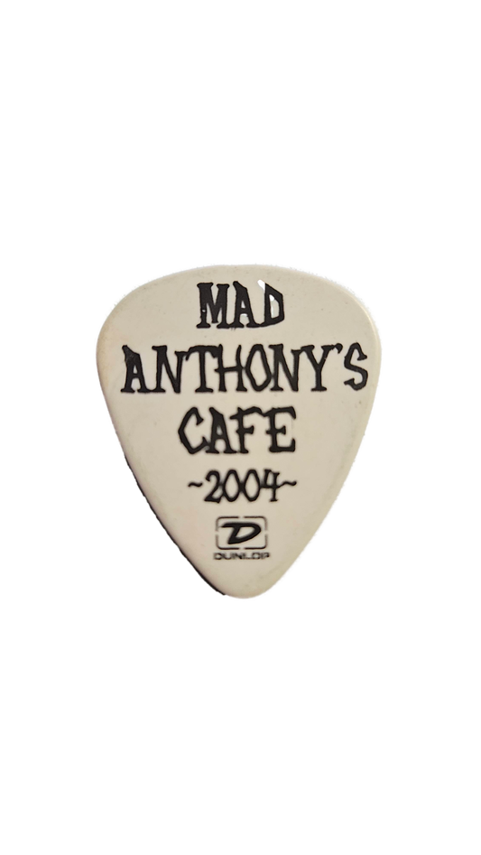 Mad Anthony's Cafe 2004 Guitar Pick — Mr. T "Have a drink sucka" (White)