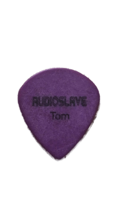 Tom Morello Audioslave Lollapalooza 2003 Guitar Pick (Purple)