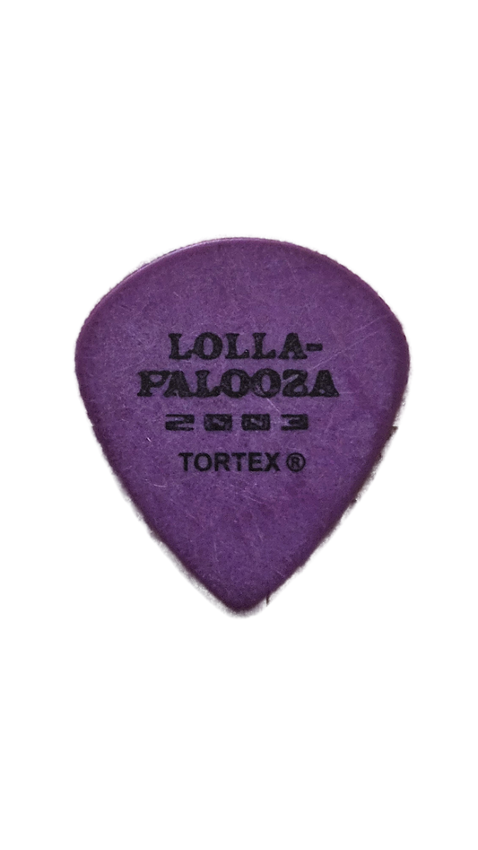 Tom Morello Audioslave Lollapalooza 2003 Guitar Pick (Purple)