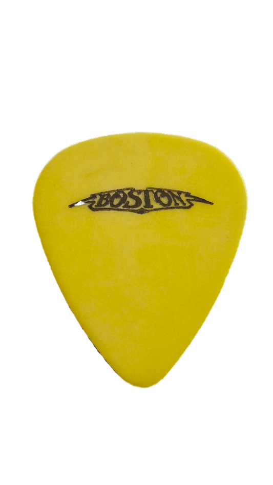 Boston Yellow Guitar Pick — Used/Played