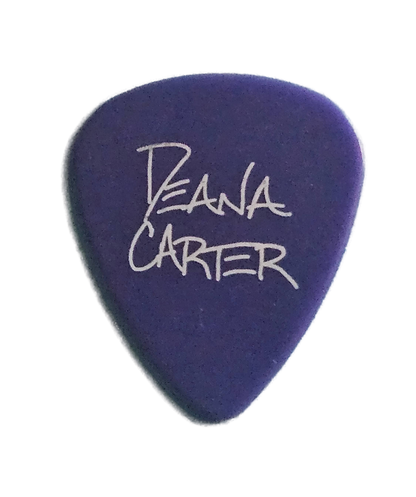 Deana Carter Vintage Purple Guitar Pick | Johnny “JW” Roberts Closet