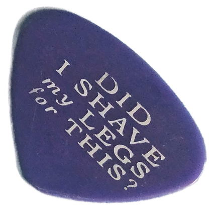 Deana Carter Vintage Purple Guitar Pick | Johnny “JW” Roberts Closet