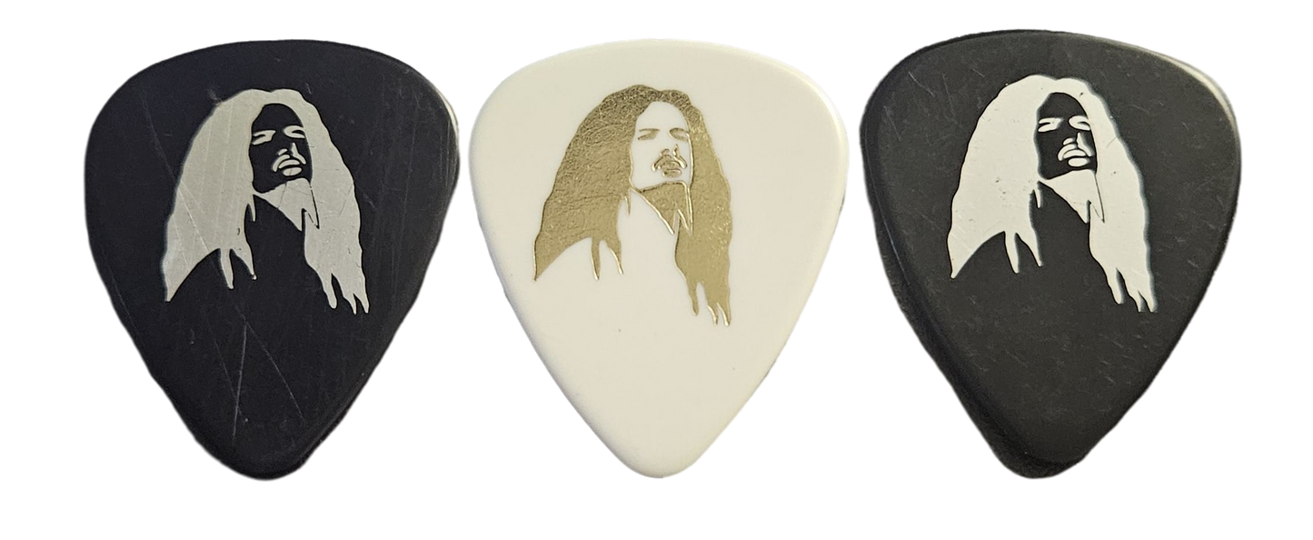 Damageplan Dimebag Darrell Signature Guitar Pick — 2004 Tour (White or Black)