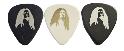 Damageplan Dimebag Darrell Signature Guitar Pick — 2004 Tour (White or Black)