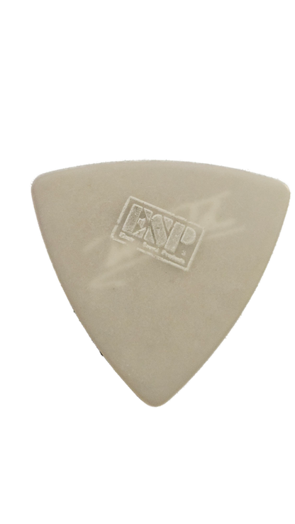 ESP white Guitar Pick — Used/Played