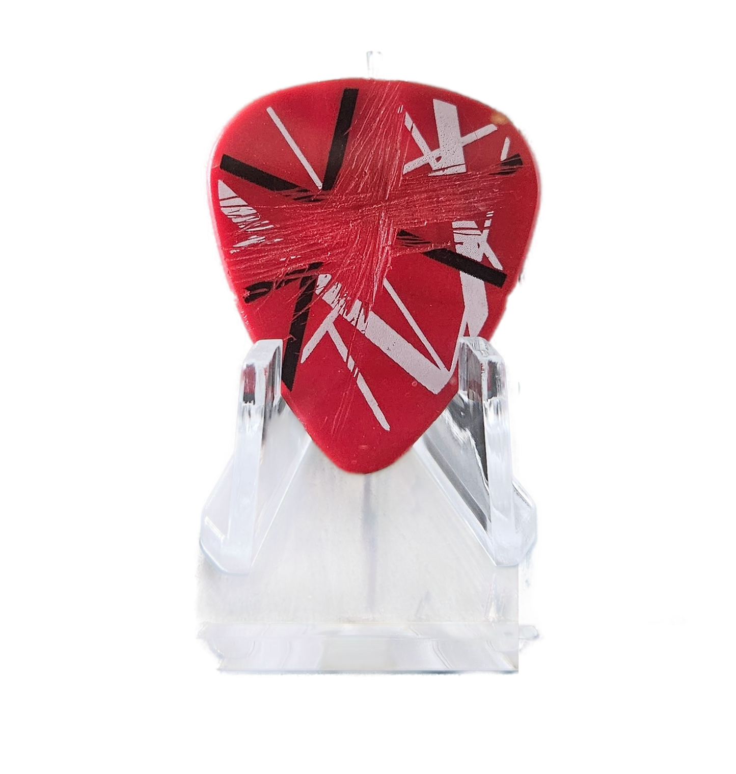 Eddie Van Halen Played Guitar Pick — Frankenstrat Print