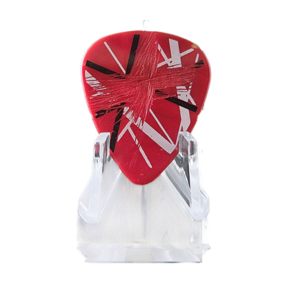 Eddie Van Halen Played Guitar Pick — Frankenstrat Print