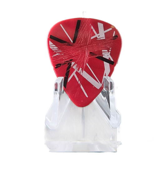Eddie Van Halen Played Guitar Pick — Frankenstrat Print
