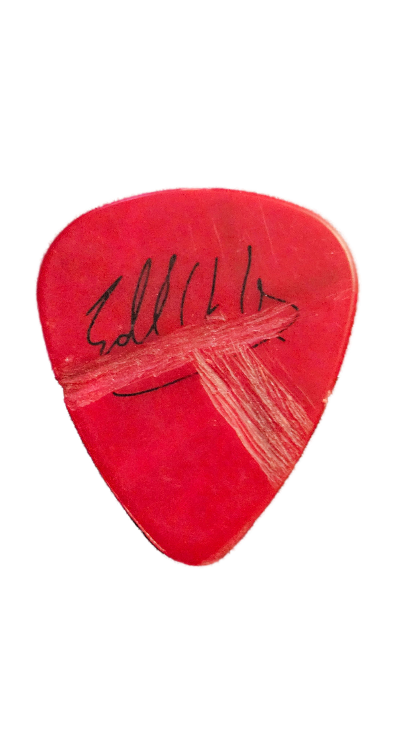 Eddie Van Halen Played Guitar Pick — Frankenstrat Print