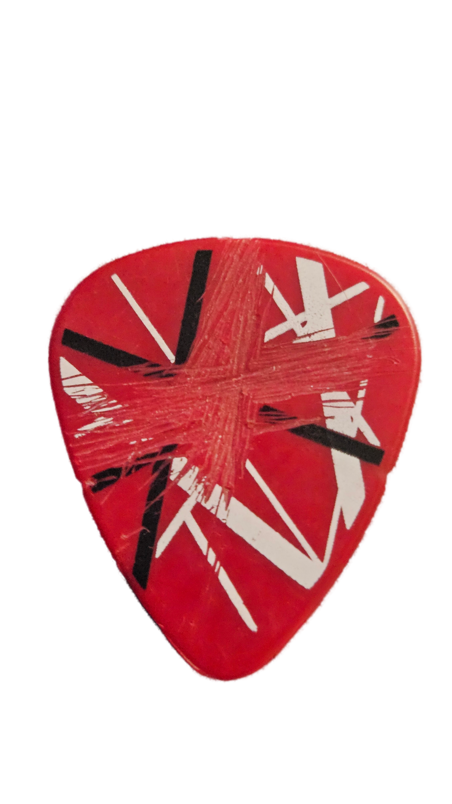Eddie Van Halen Played Guitar Pick — Frankenstrat Print