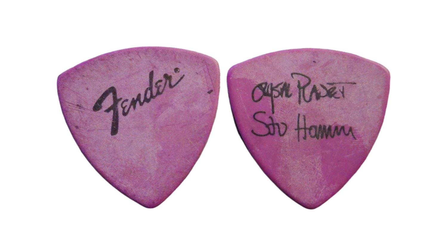 Fender Purple Guitar Pick — Stu Hamm Crystal Planet Tour