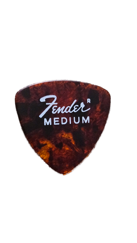 Fender Medium Tortoise Guitar Pick — Used/Played