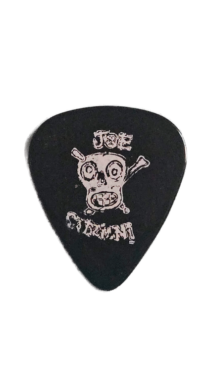 Joe Satriani Guitar Pick — Skull Design with Signature