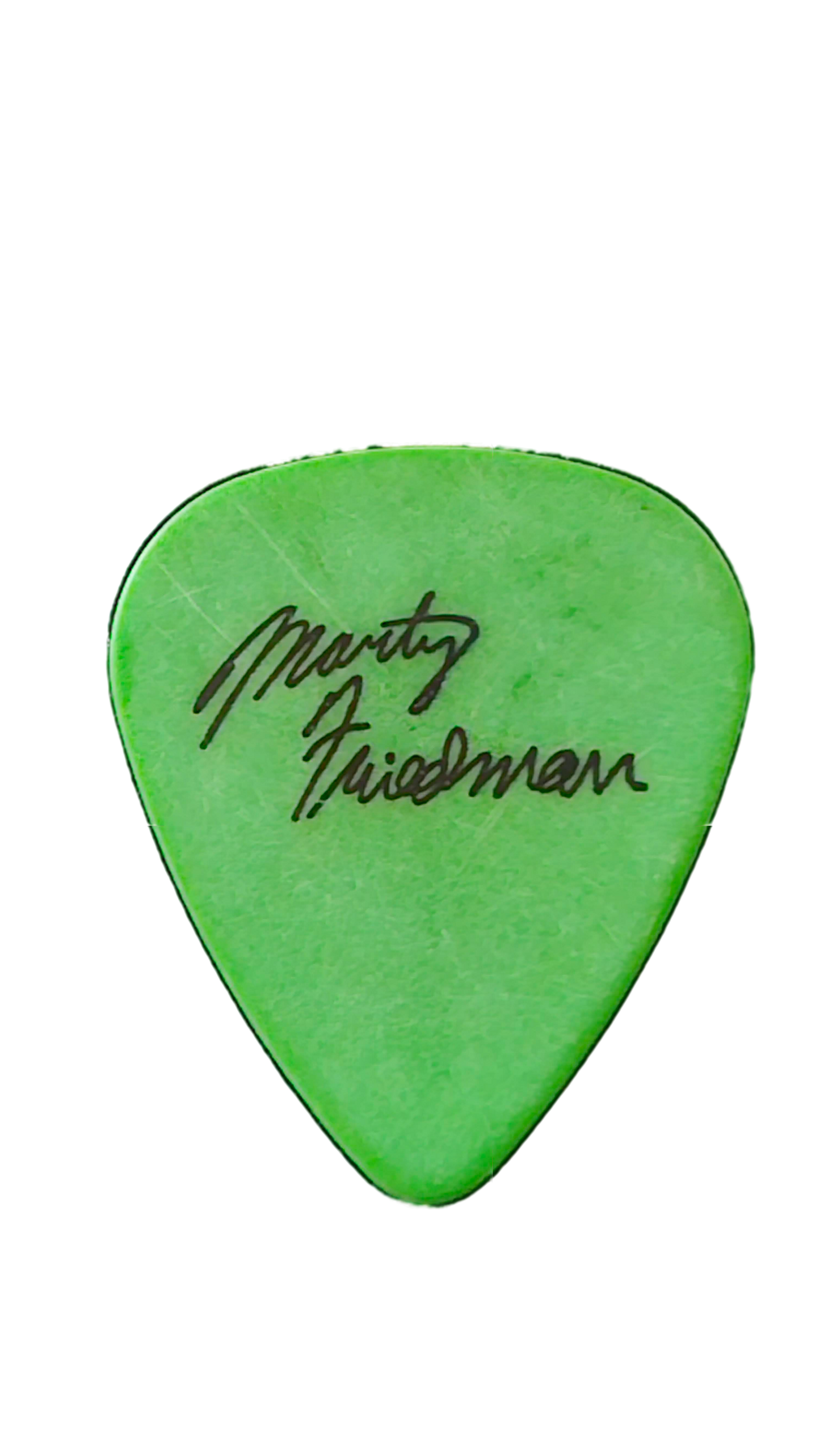 Marty Friedman Megadeth Signature Guitar Pick (Green)
