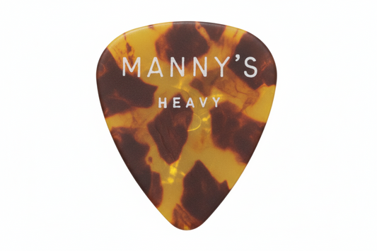 Manny's Heavy Guitar Pick — Tortoiseshell (Used/Played)