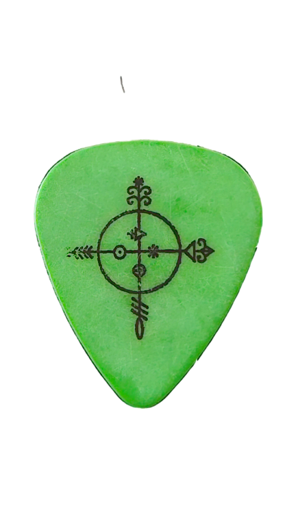 Marty Friedman Megadeth Signature Guitar Pick (Green)