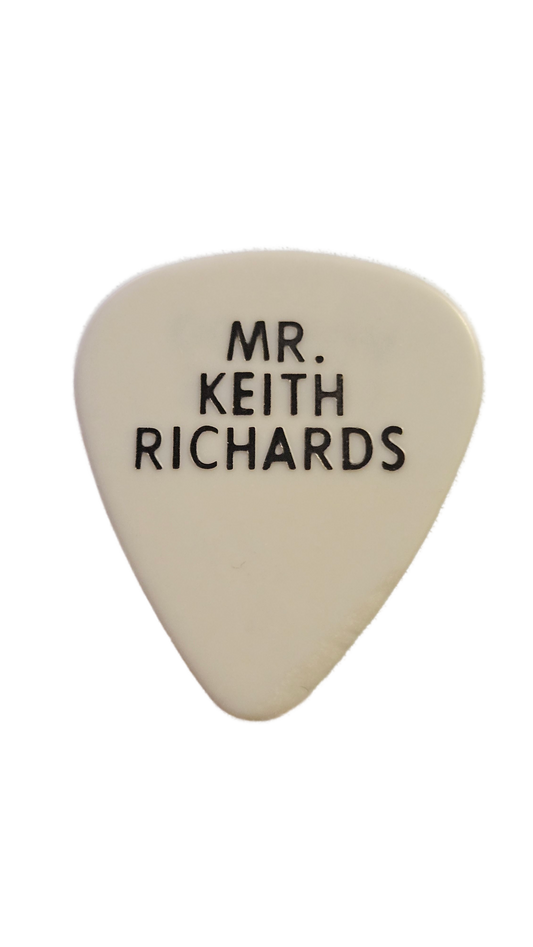 The Rolling Stones Guitar Pick — Voodoo Lounge Tour Keith Richards (White)