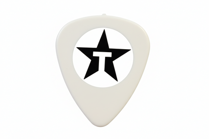 Guitar Pick — Texaco Style Logo "I don't even use picks" (Unknown Origin)