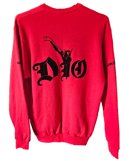 Rare! Dio 1985-86 Sacred Heart Tour Sweat Shirt
